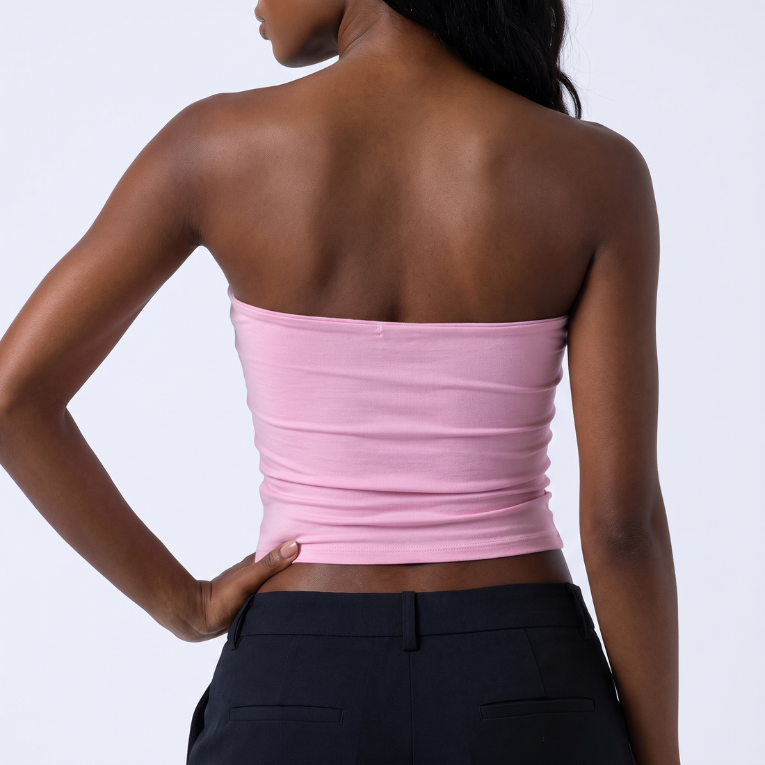 Open-Back Knit Bandeau – image 3 of 6