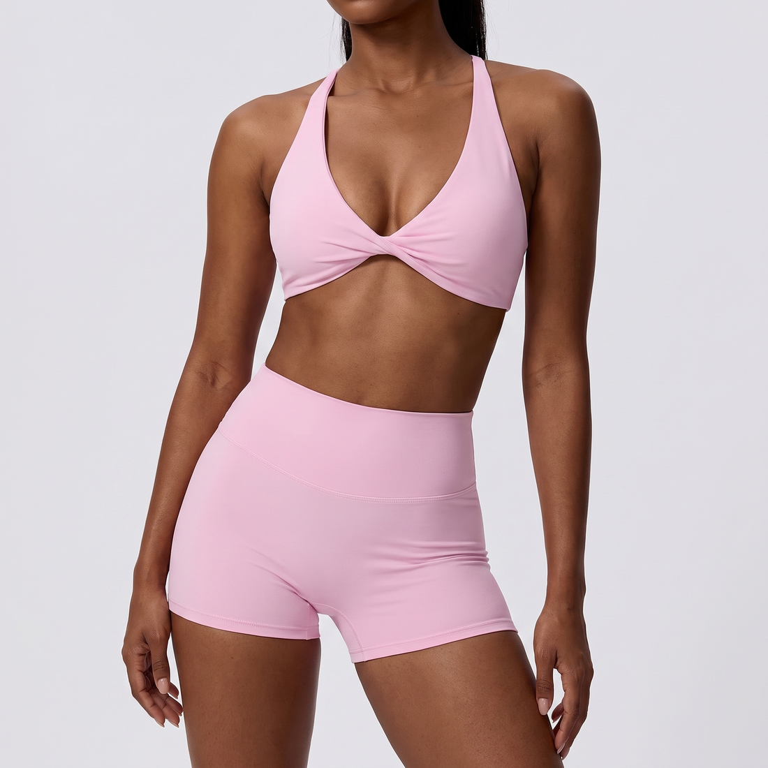 Strappy Bra & Shorts Set – image 1 of 8