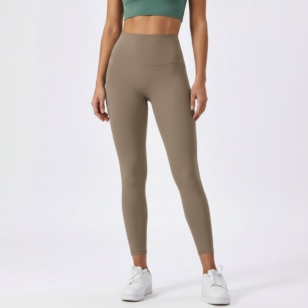 Everyday High-Waist Leggings in Taupe – image 14 of 33