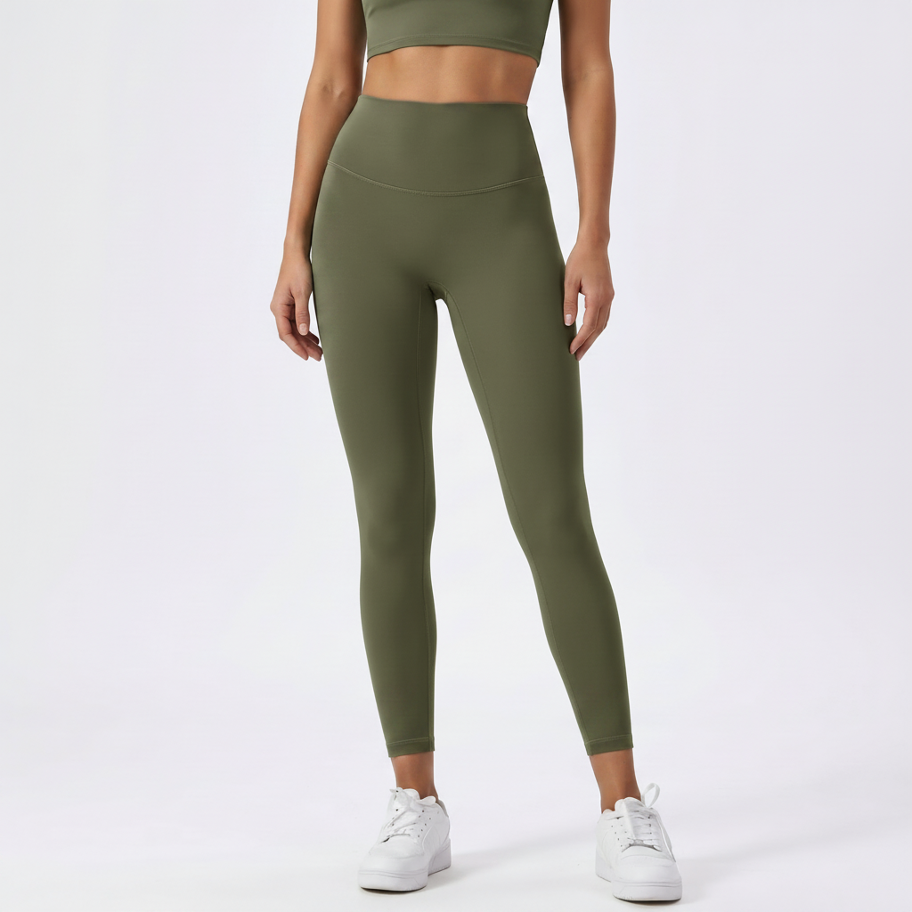 Everyday High-Waist Leggings in Olive – image 26 of 33