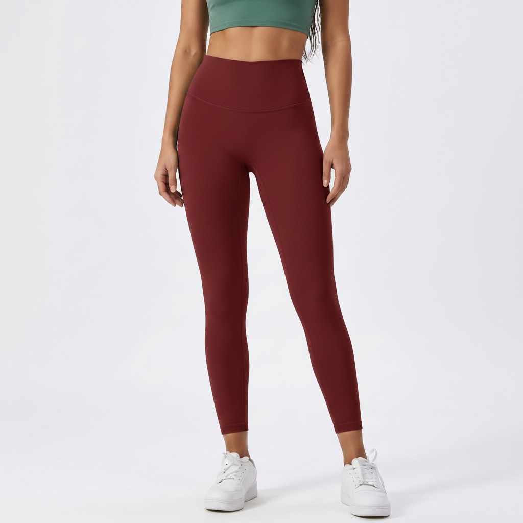 Everyday High-Waist Leggings in Red Merlot – image 21 of 33