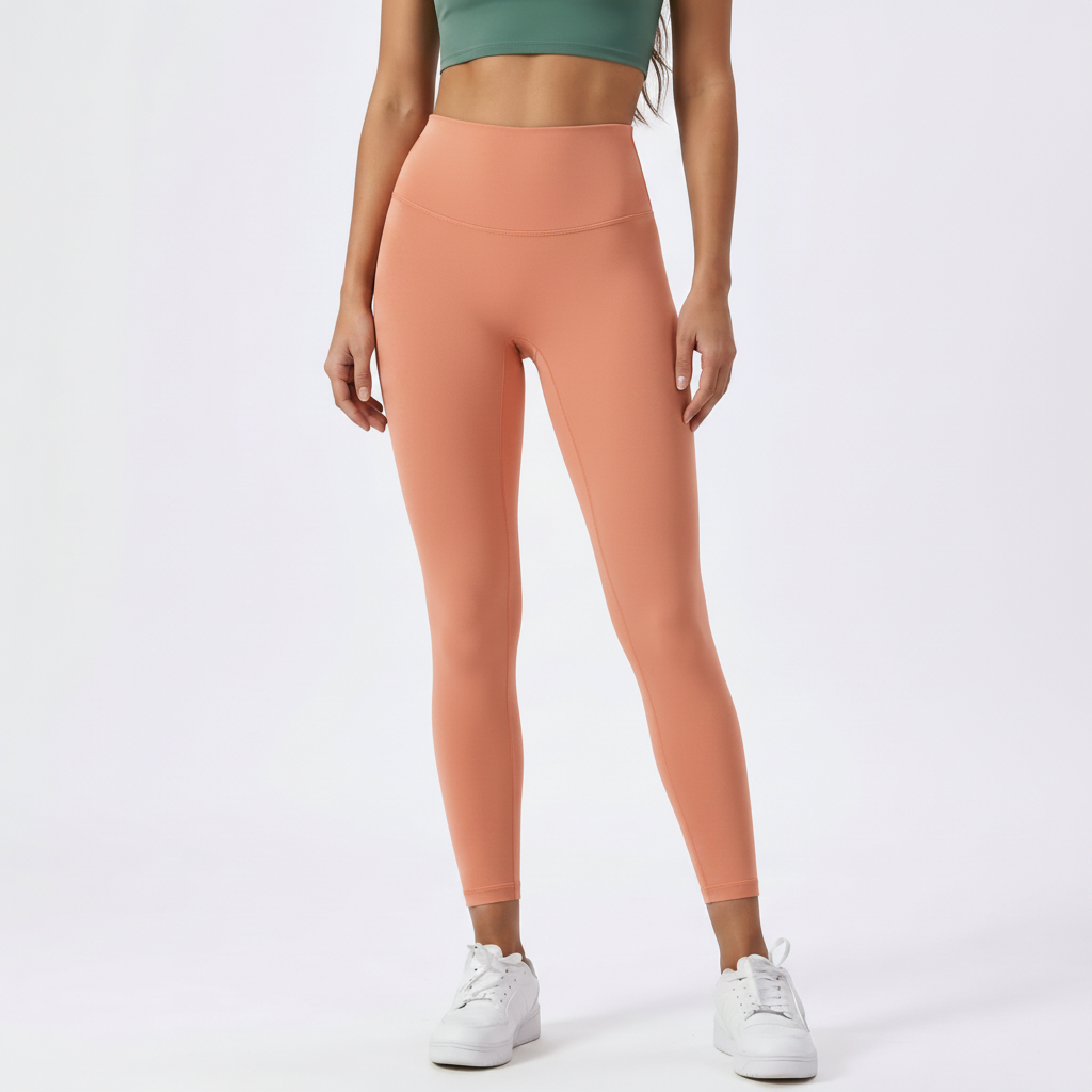 Everyday High-Waist Leggings in Orange Pink – image 20 of 33