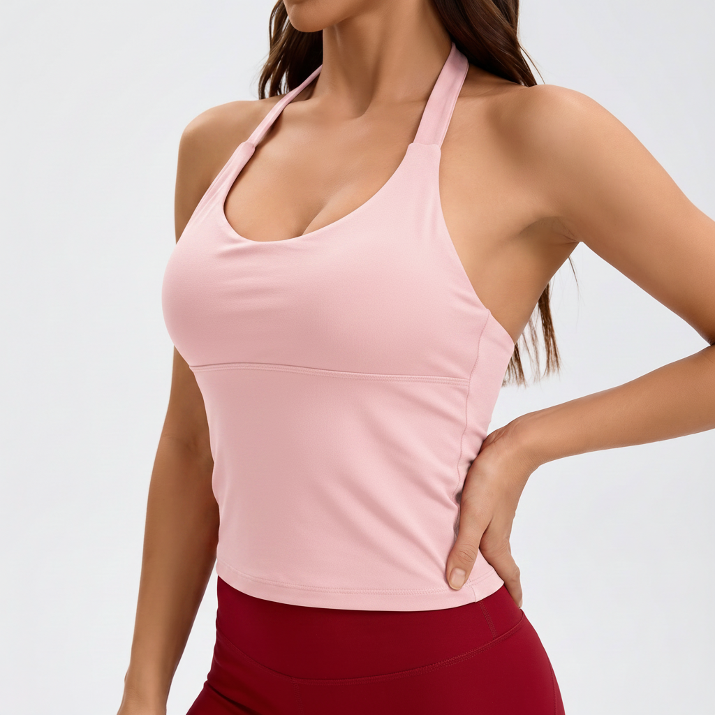 Halter Padded Training Vest in Pink – image 6 of 12