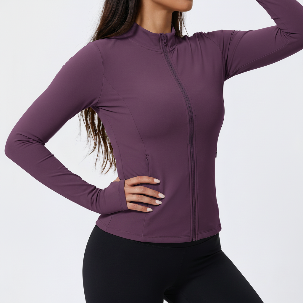 Windproof Running Jacket in Purple – image 3 of 6