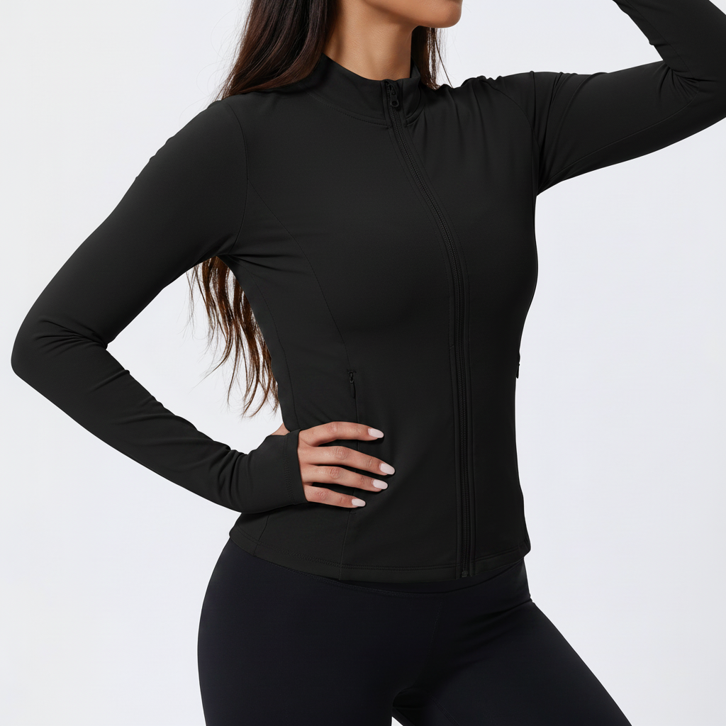 Windproof Running Jacket in Black – image 6 of 6