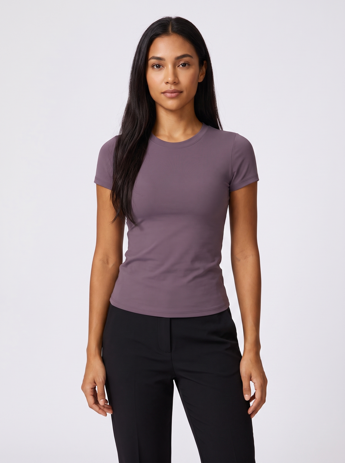 Short Sleeve Training Tee in Purple – image 1 of 10