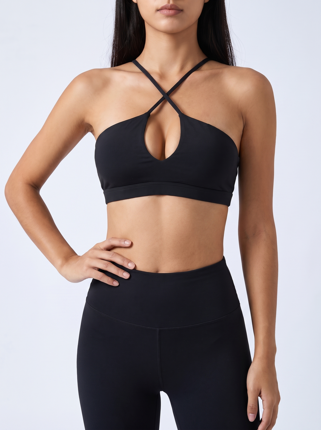 Cross-Front Sports Bra – image 3 of 7