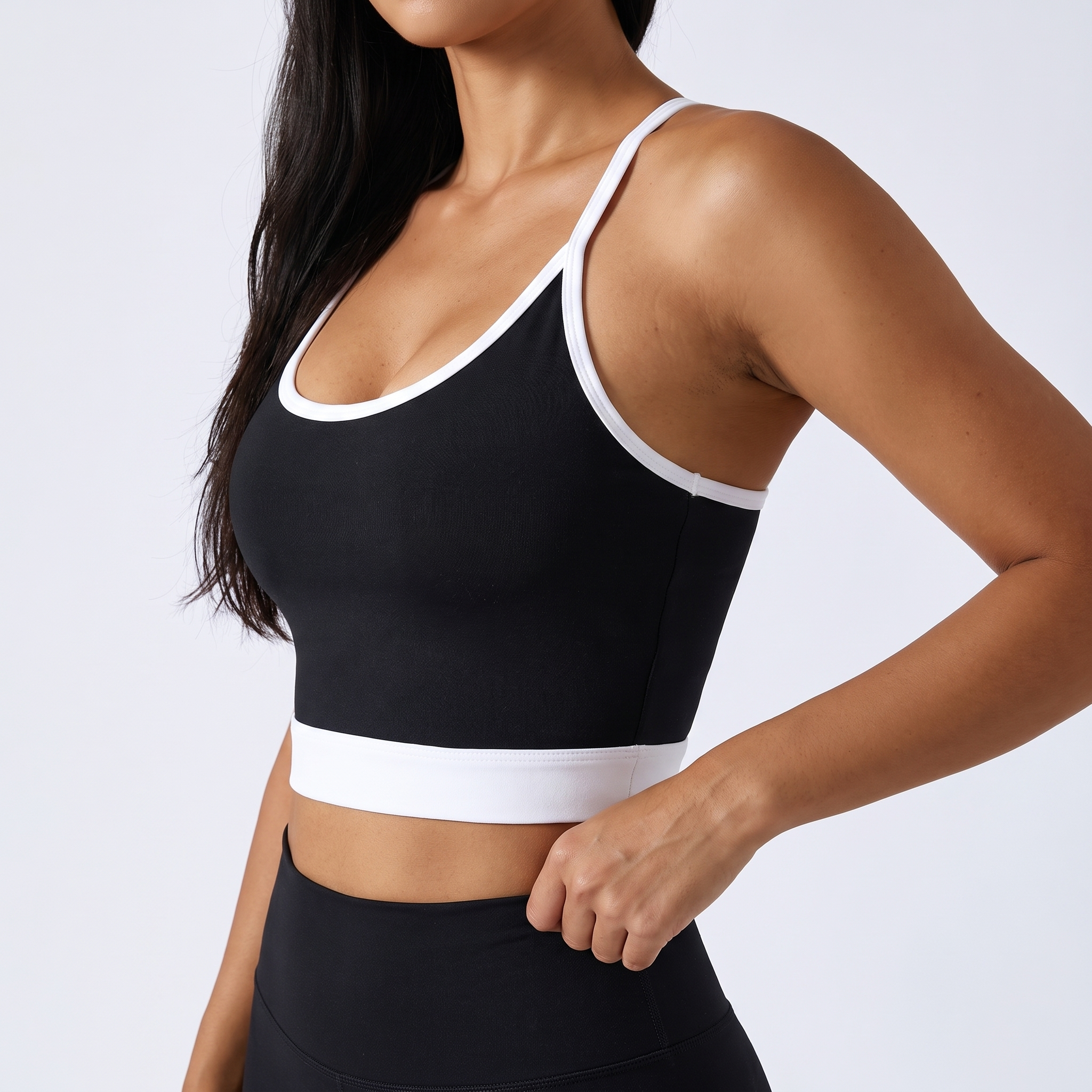 Colour-Block Sports Bra - alternate view