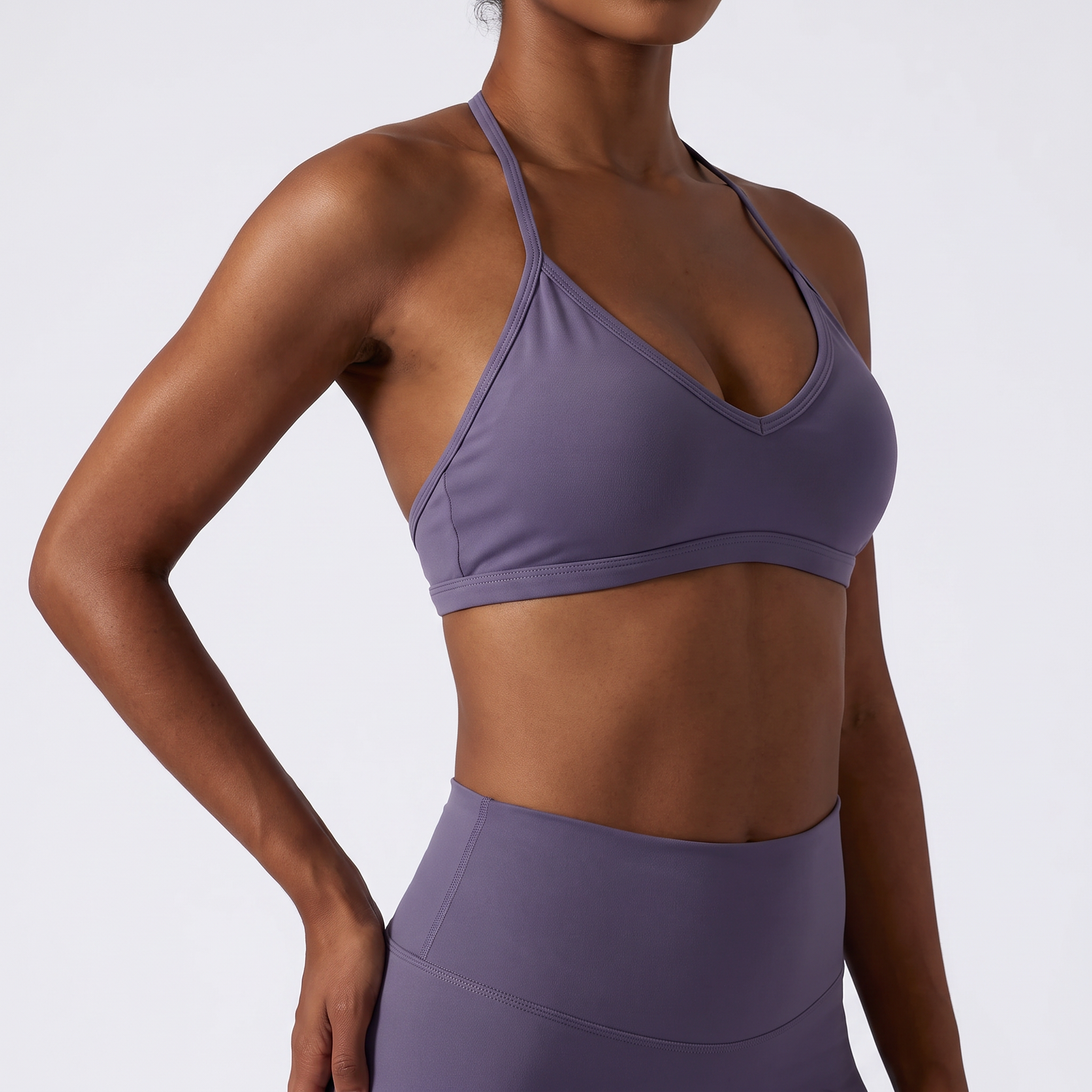Halter Neck Sports Bra - alternate view