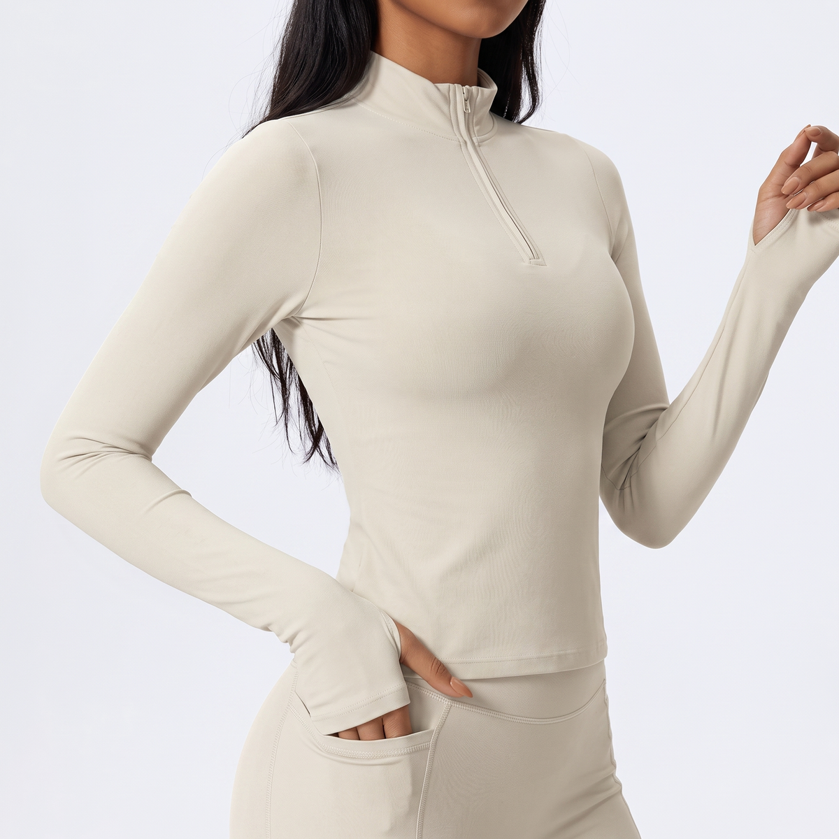 Half-Zip Training Top - alternate view