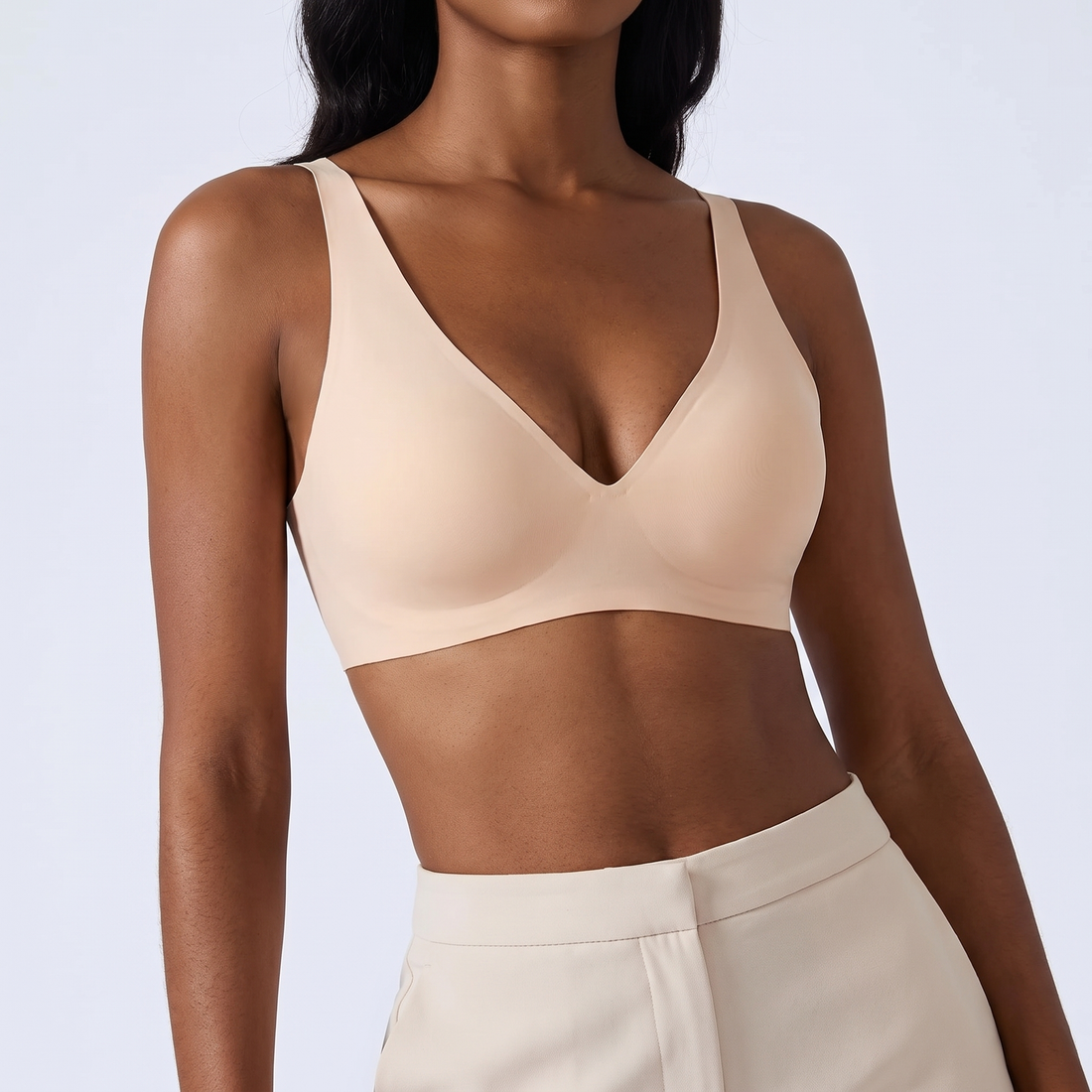 Seamless Wireless Push-Up Bra &ndash; image 2 of 6