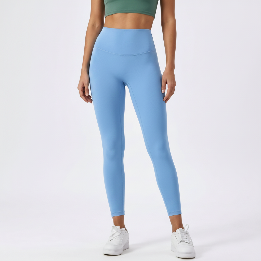 Everyday High-Waist Leggings in Sky Blue &ndash; image 13 of 33