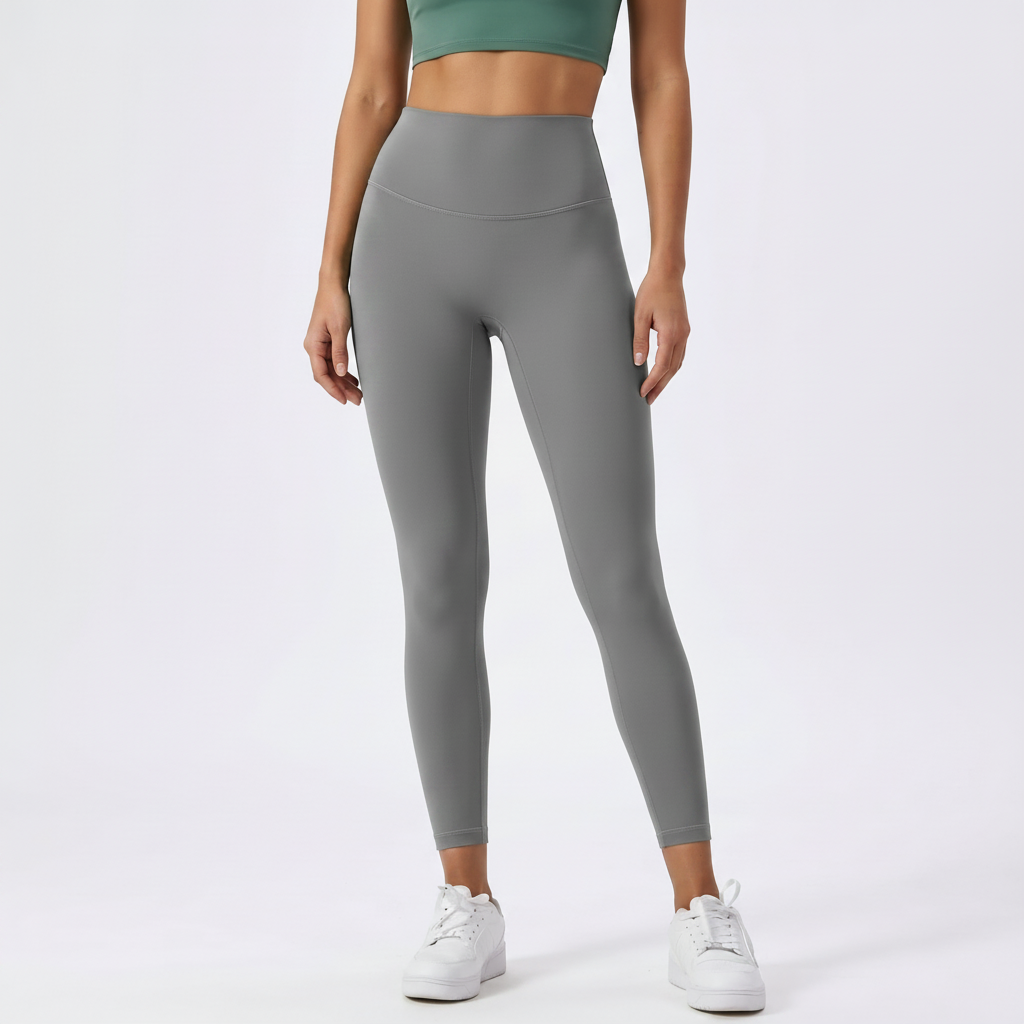 Everyday High-Waist Leggings in Mid Grey &ndash; image 4 of 33
