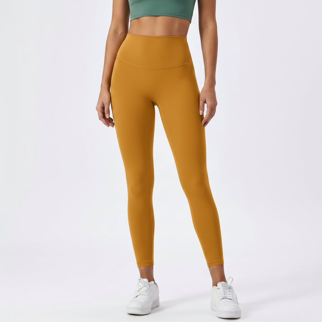 Everyday High-Waist Leggings in Mustard Yellow &ndash; image 23 of 33