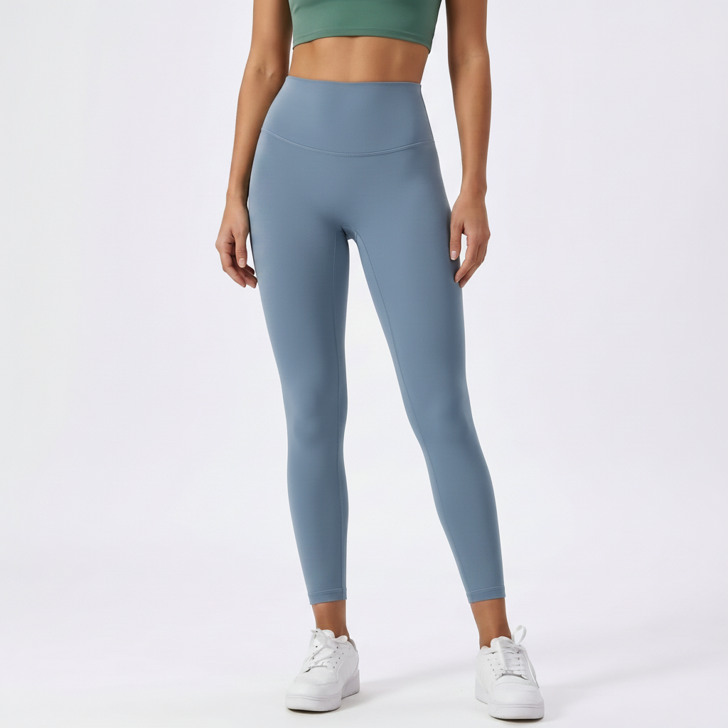 Everyday High-Waist Leggings in Blue Grey &ndash; image 24 of 33