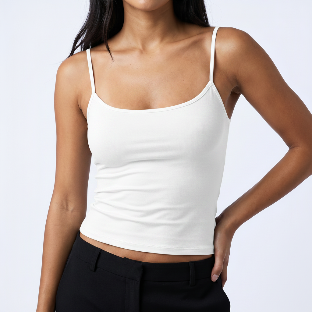 Everyday Strap Cami in White &ndash; image 4 of 4