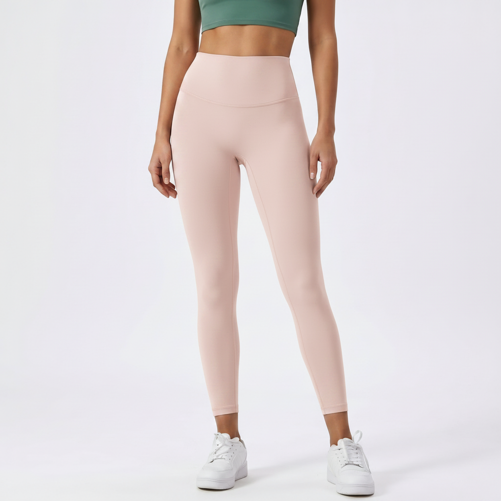 Everyday High-Waist Leggings in Light Pink &ndash; image 32 of 33