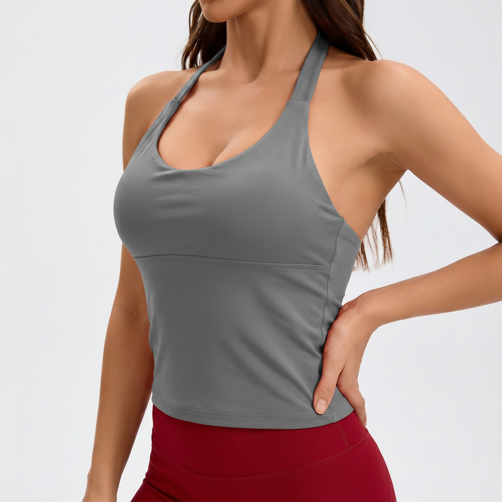 Halter Padded Training Vest in Grey &ndash; image 11 of 12