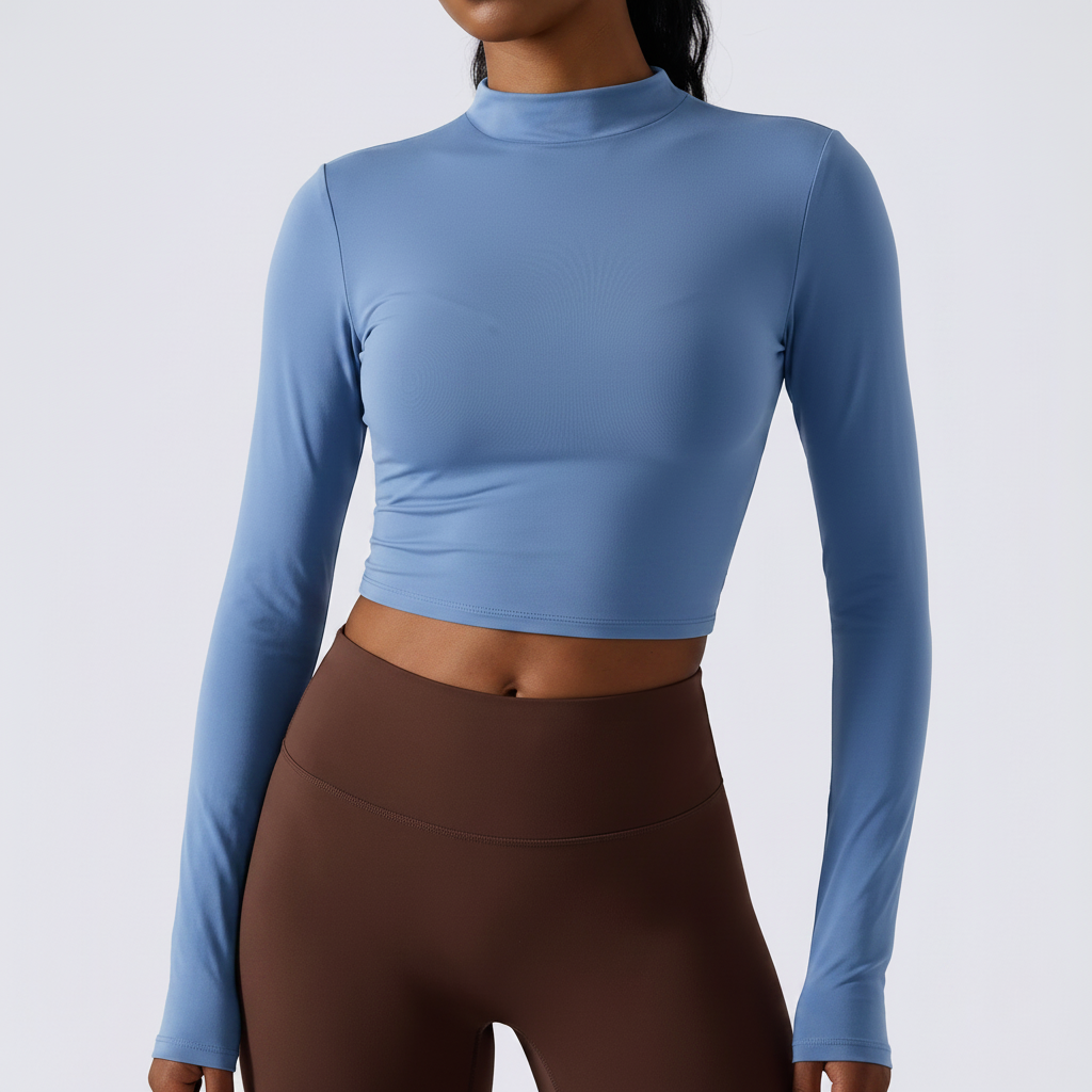 Lightweight Training Top in Light Blue &ndash; image 4 of 8