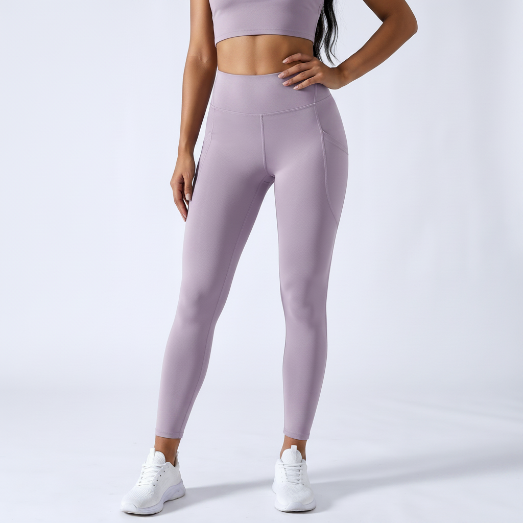 Pocket Training Leggings in Light Purple &ndash; image 9 of 15