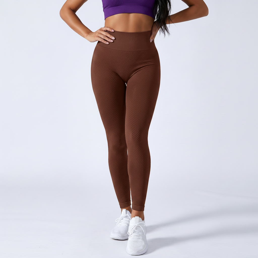 Sculpt Anti-Cellulite Leggings in Brown &ndash; image 6 of 16