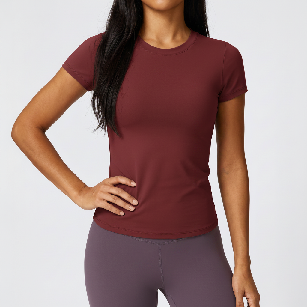 Short Sleeve Training Tee in Angola Red &ndash; image 10 of 10