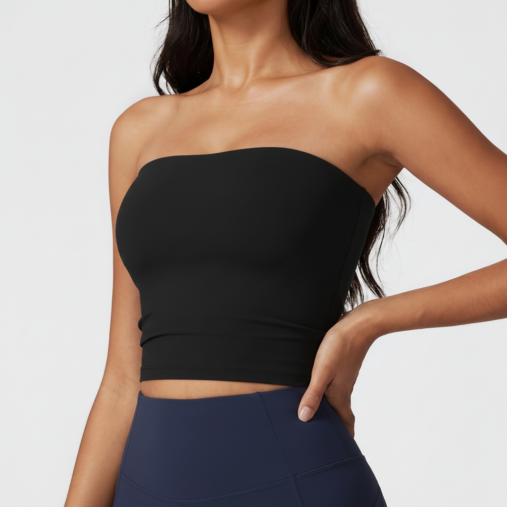 Strapless Training Bra in Advanced Black &ndash; image 7 of 7