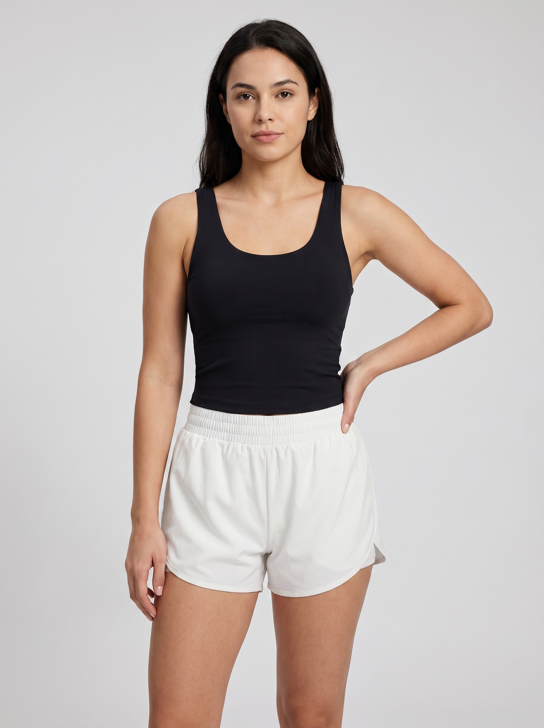 Everyday Training Shorts in White &ndash; image 1 of 6