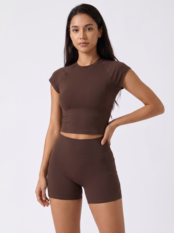 Crop Top & Shorts Set