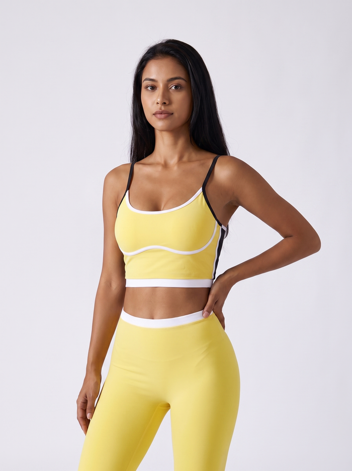 Colour-Block Sports Bra