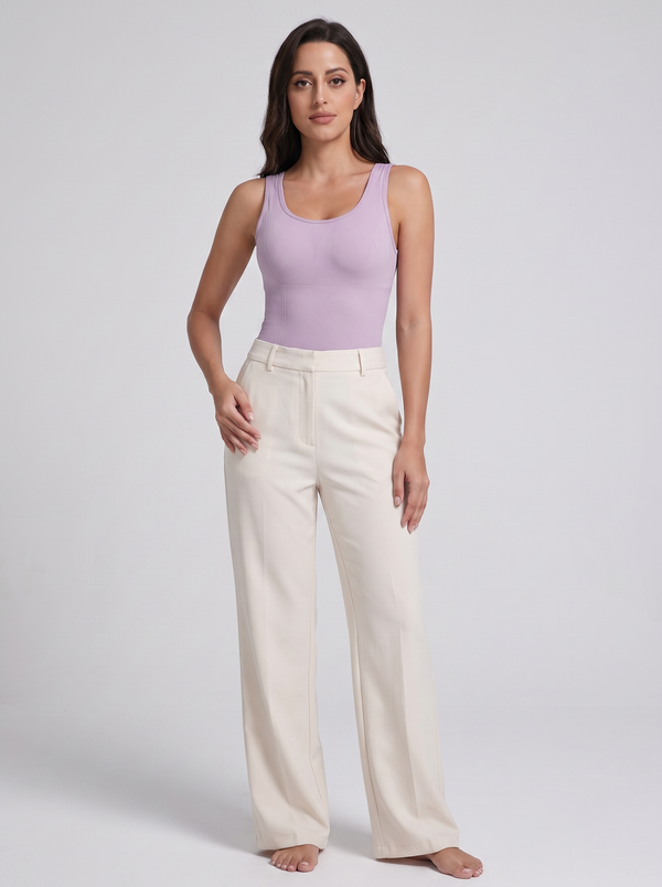 Zip-Front Waist Shaping Bodysuit