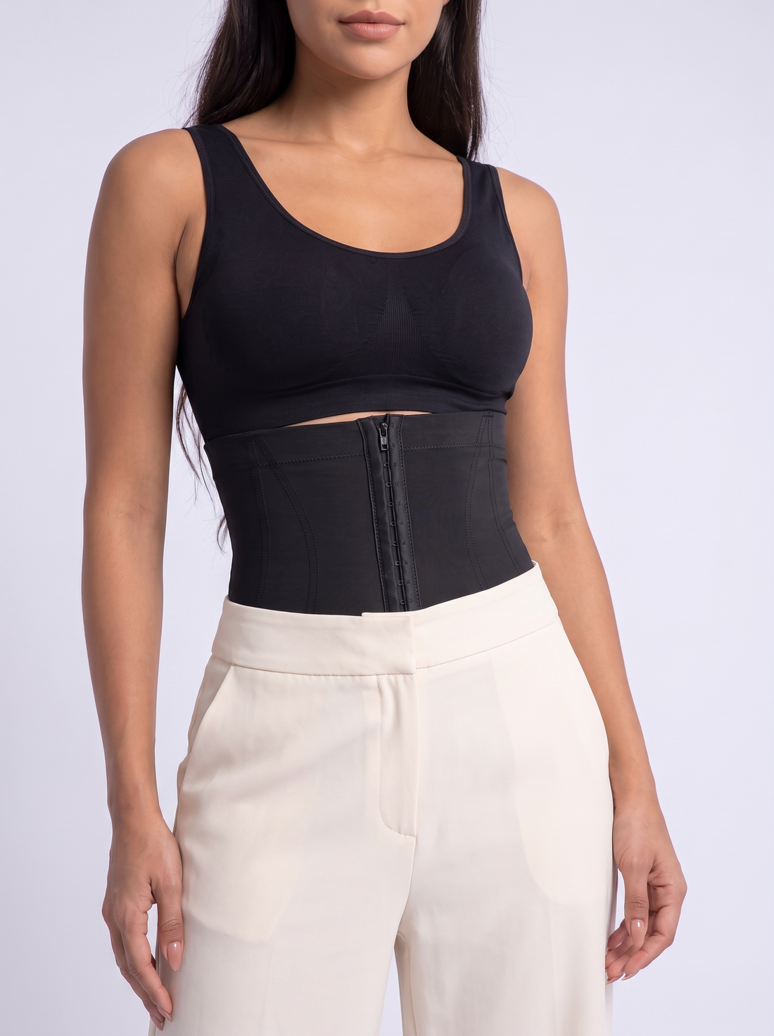 High-Waist Shaping Briefs in Black &ndash; image 5 of 5
